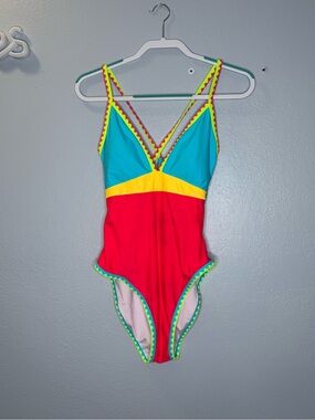 Popvil Colorblock One-Piece Swimsuit